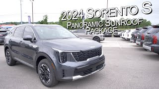 New 2024 Kia Sorento S w/ Panoramic Sunroof Package at Parkside Kia