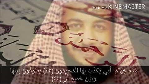 سورة الرحمن تلاوة الشيخ ادريس ابكر ..
