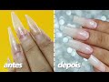 TRANSFORMAÇÃO NAS UNHAS DE GEL (ANTES E DEPOIS)