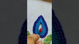 #short video#viral#trending#Unique Flower🌷 Hand Embroidery