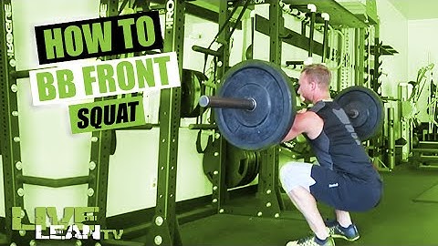 How To Do A Barbell Front Squat | Exercise Demonstration Video and Guide