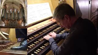 J.S. Bach Fantasia und fuge g-moll BWV 542 Christophe Mantoux à l'orgue de St-Séverin, Paris