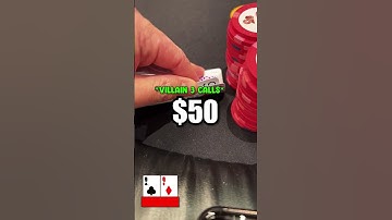 $50 button straddles, playing disciplined poker and missing out in No Limit Texas Holdem #poker