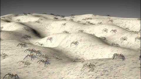 Maya Crowd Simulation