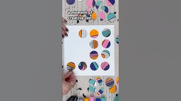 making this circle collage is a cathartic process 😌 #artmeditation #mindfulart #arttherapy #collage