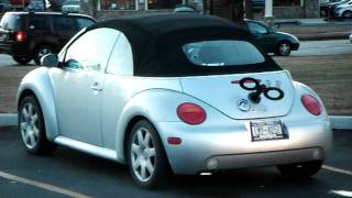 VW Beetle with spinning windup key