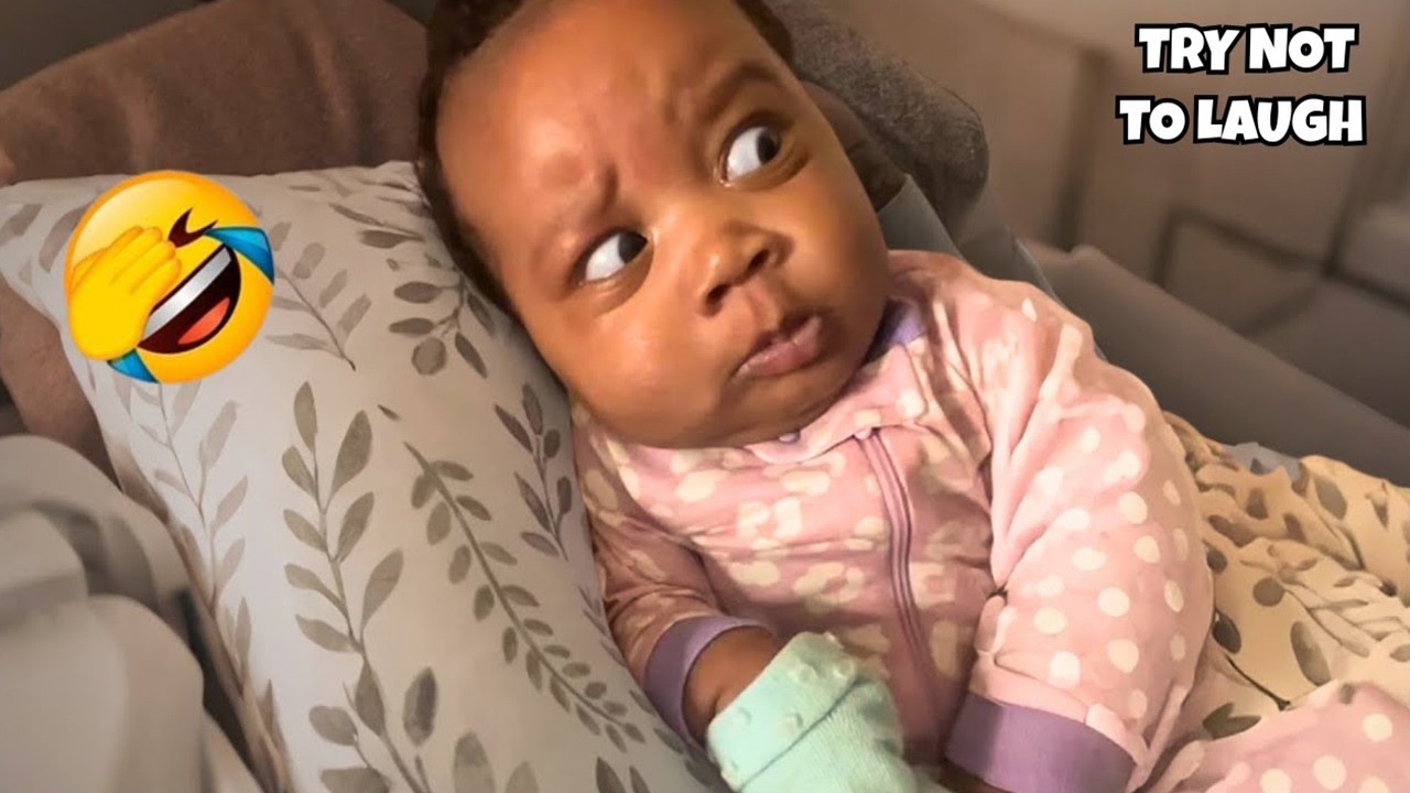 Try Not To Laugh 😁 Cute & Funny Baby Compilation