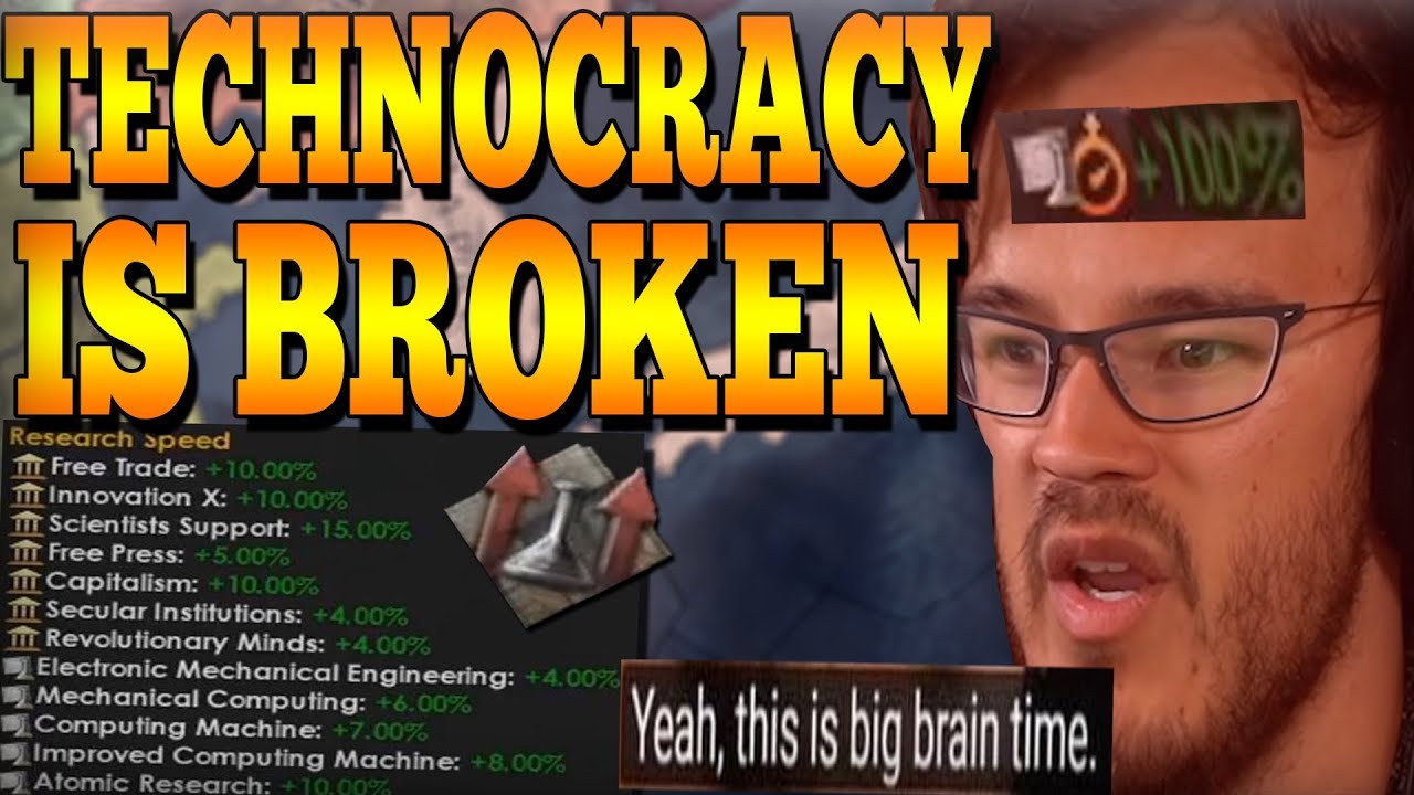 TECHNOCRACY IS OP! HOW TO GET THE BEST RESEARCH IN HOI4! HOI4