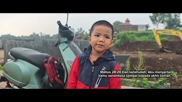 Ayat Hafalan Sekolah Sabat Anak 1 Yohanes 3;1 Dan Lagu Walking With Jesus - Kredo Diori Aruna