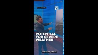 Potential for severe weather on Thursday