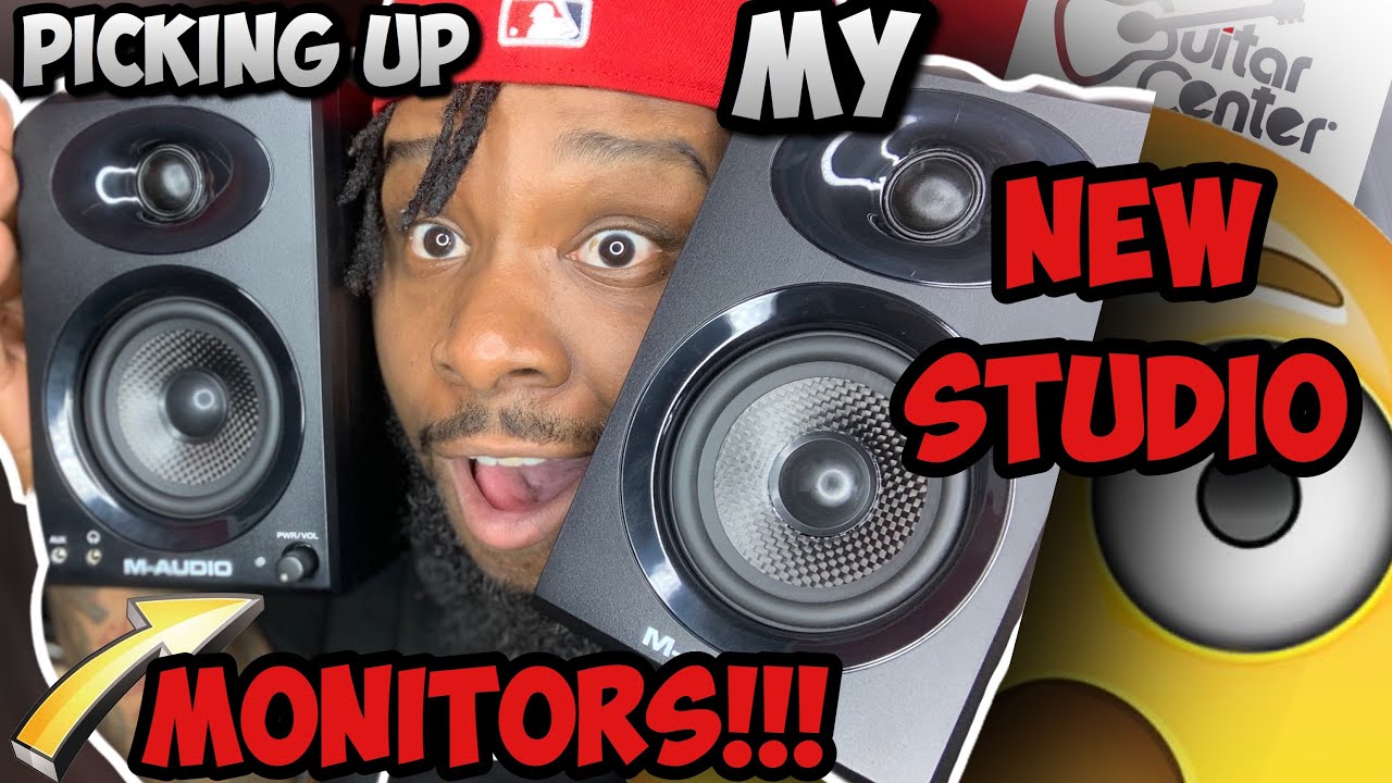PICKING UP MY NEW HOME STUDIO MONITORS!!! *UNBOXING* YouTube