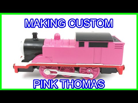 Thomas Friends Trackmaster Making Custom Undercoat Pink Thomas