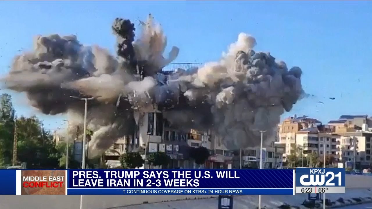 Trump says Iran offensive could end in 2 to 3 weeks - YouTube