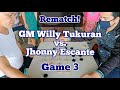 Grandmaster Willy Tukuran vs. Jhonny Escante Game 3