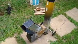 Rocket Stove / adjustable  Vortex valve