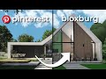 Building a pinterest house in bloxburg