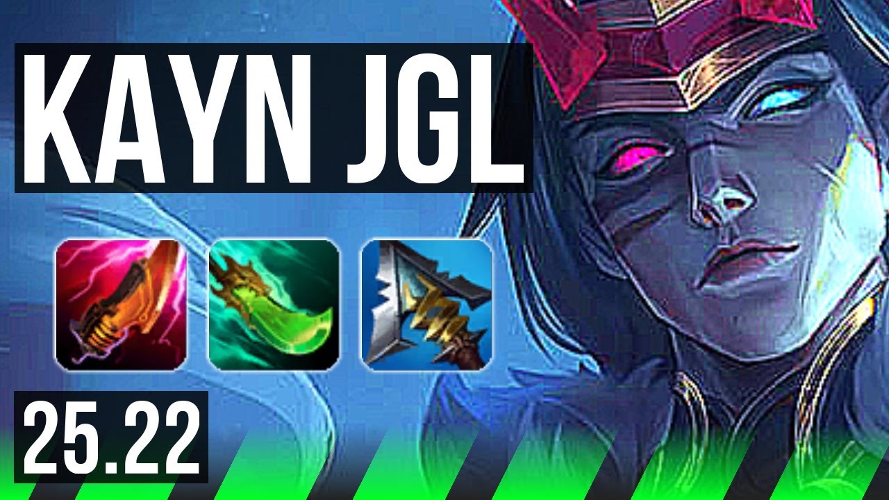 KAYN vs HECARIM (JGL) | 19/0/6, Legendary | NA Master | 25.22
