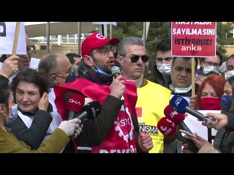 TTB ve Sağlık Meslek Örgütleri Ankara’da Büyük G(ö)rev Eylemi Yapıyor