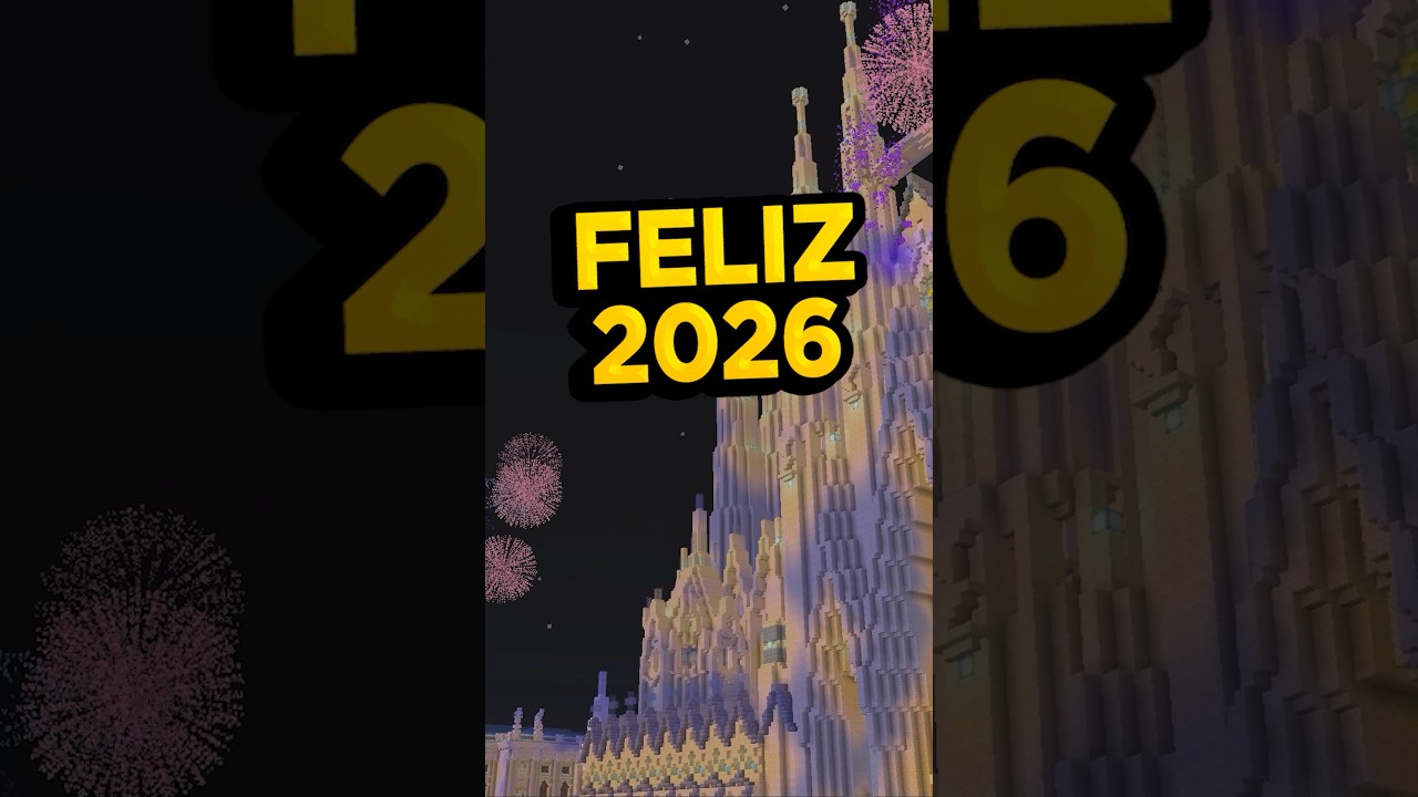 Feliz Año 2026 en #minecraft