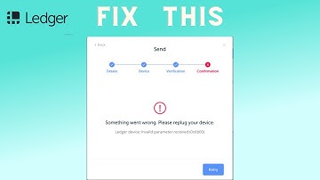 How to Fix “SOLVE ERROR 0X6B00” error in ledger wallet