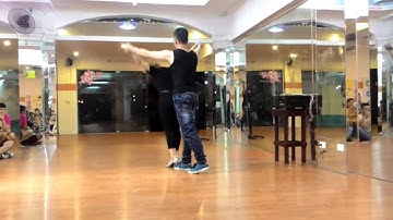 Hanoi Zouk Group   Linh Zeus & Hip Kawai Zouk Demo 05 2015