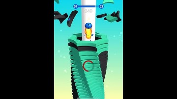 Stack Ball 3D Level 51 Gameplay (iOS,Andriod)
