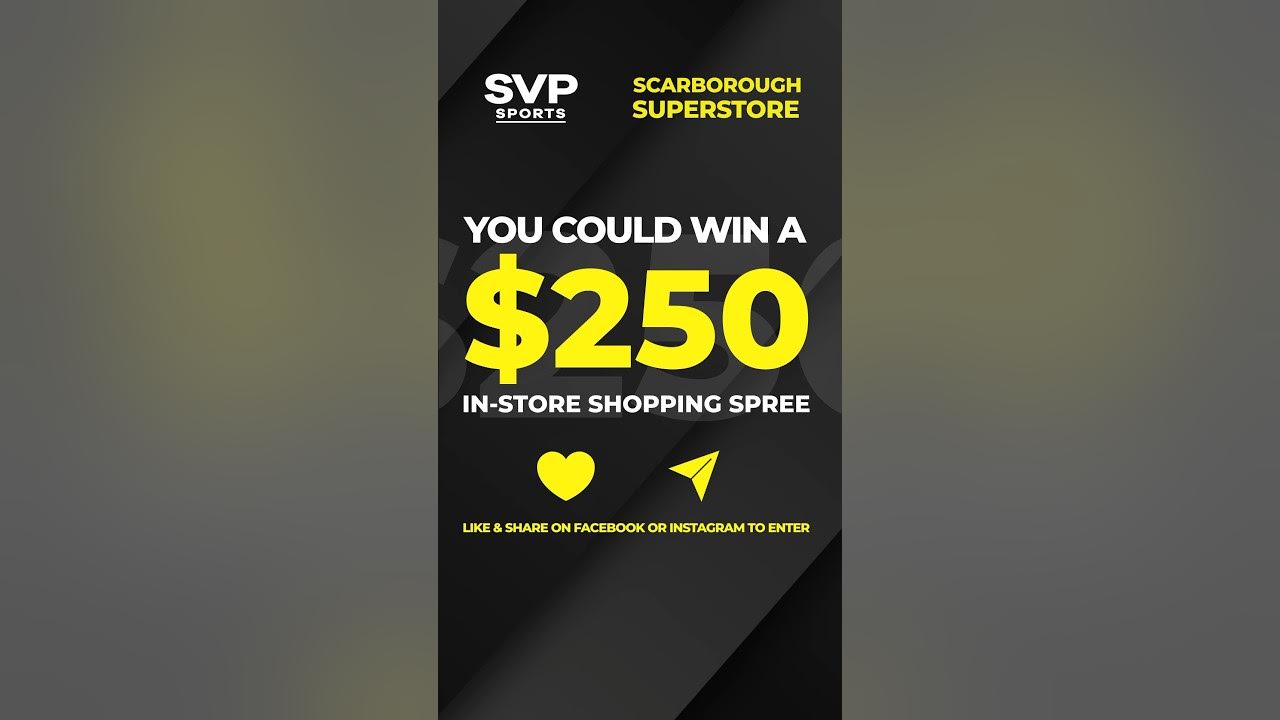 🎉 GRAND OPENING GIVEAWAY! 🎉🛍Join us for the exciting grand opening of  our SVP Scarborough Superstore 