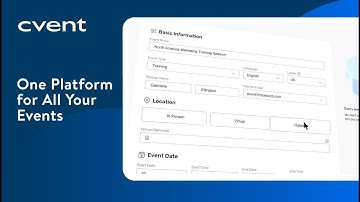 One Platform for All Your Events