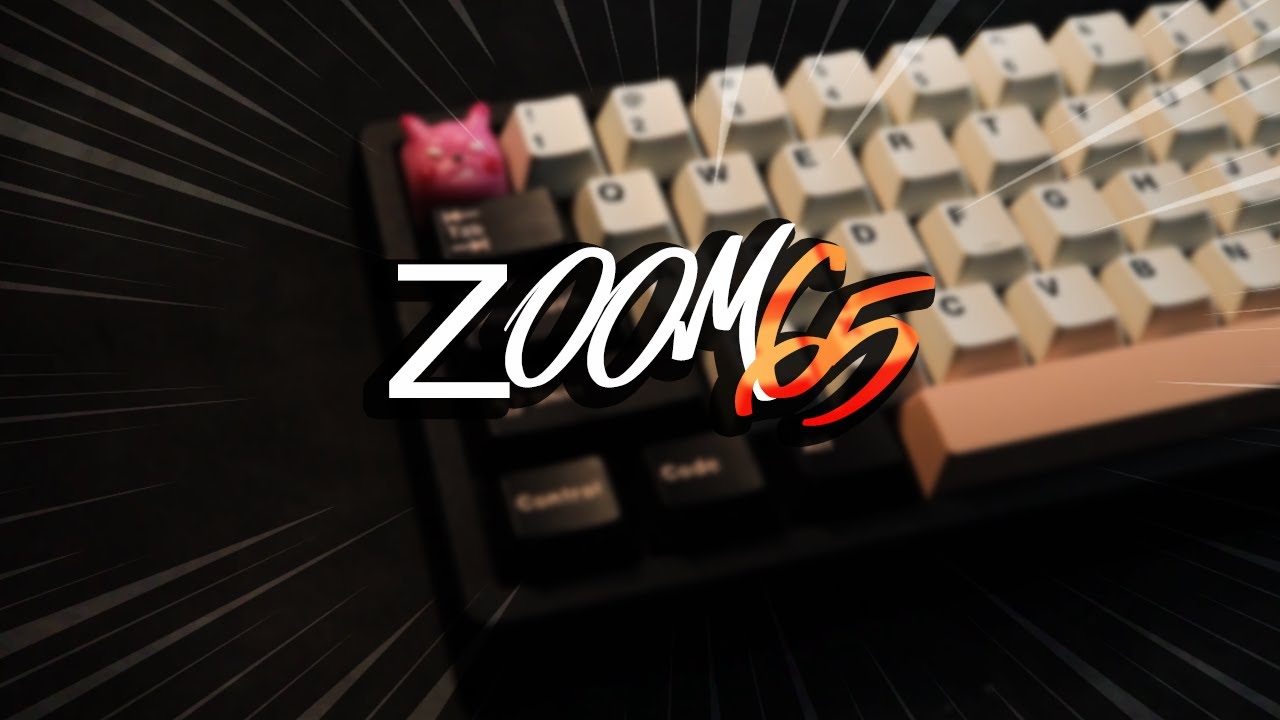 Zoom65 Budget Gasket Mounted Custom Keyboard! YouTube