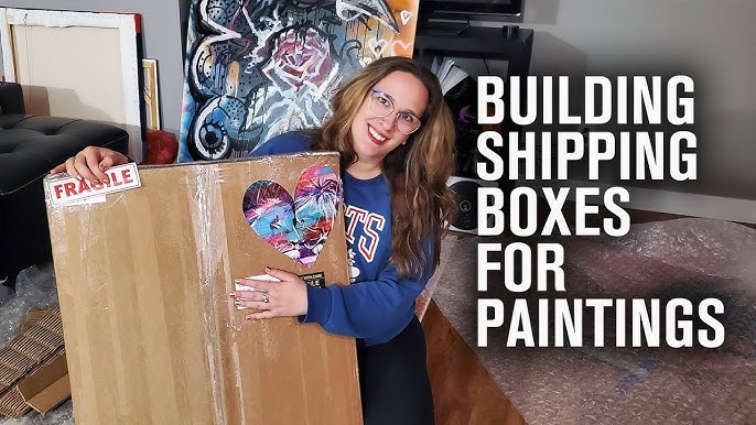 Making boxes for shipping artwork 