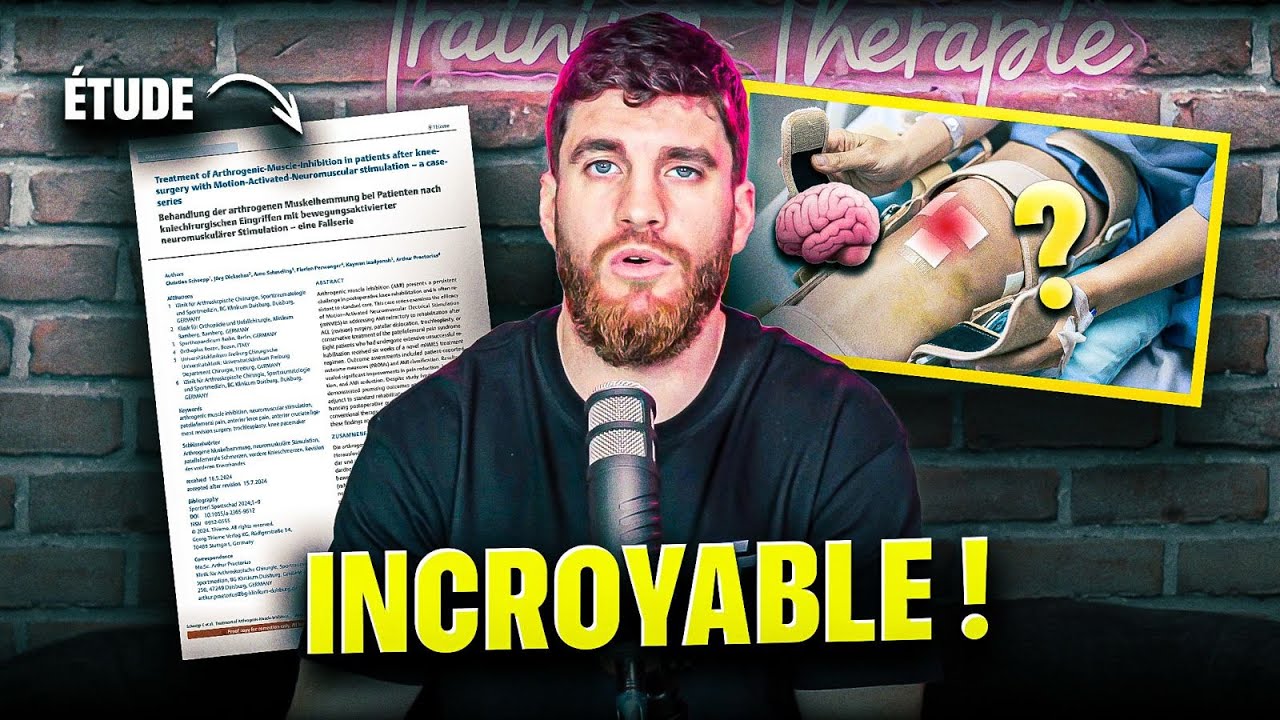 AMI DE GENOU : une nouvelle méthode RÉVOLUTIONNAIRE contre L'AMI ? (arthrogenic muscle inhibition)