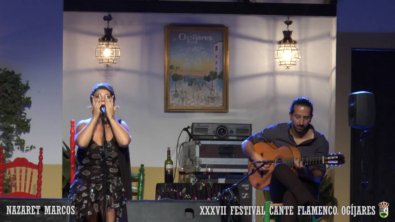 ACTUACION NAZARET MARCOS XXXVII FESTIVAL DE CANTE FLAMENCO DE OGIJARES
