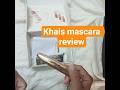 khais by NK's lacious mascara review... #nishookhan #khaisbyNK #review #makeup #first