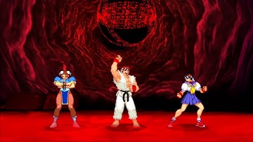 Marvel VS Capcom 2 - Chun-Li/Ryu/Sakura - Expert Difficulty Playthrough