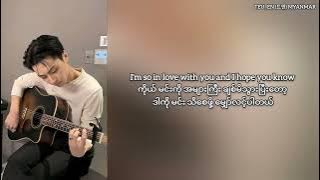 ENHYPEN Jay Say You Won't Let Go ( Original by James Arthur ) Myanmar Sub