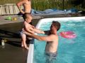 water baby pool jumping