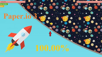 Paper.io 3 Map Control: 100.00% [Jet]