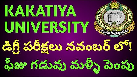 Degree Semester 1,3,5 Exams latest updates 