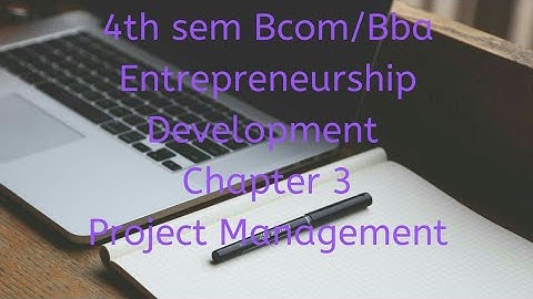 4th Sem Bcom/Bba Entrepreneurship Development/Chapter 3