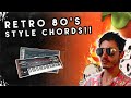 How to make a retro 80s style chord progression