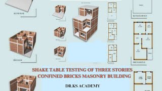 Shake Table Testing of Three-Story Confined Brick Masonry Building | Dr. KS Academy
