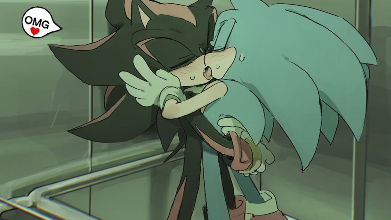Stuck In The Elevator...♥️ 😱 | Shadow x Sonic (Sonadow) | Comic Dub