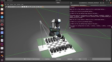 Playing chess in ROS and Gazebo with a UR3 - Test 2: Inverse Kinematics solutions for a pose