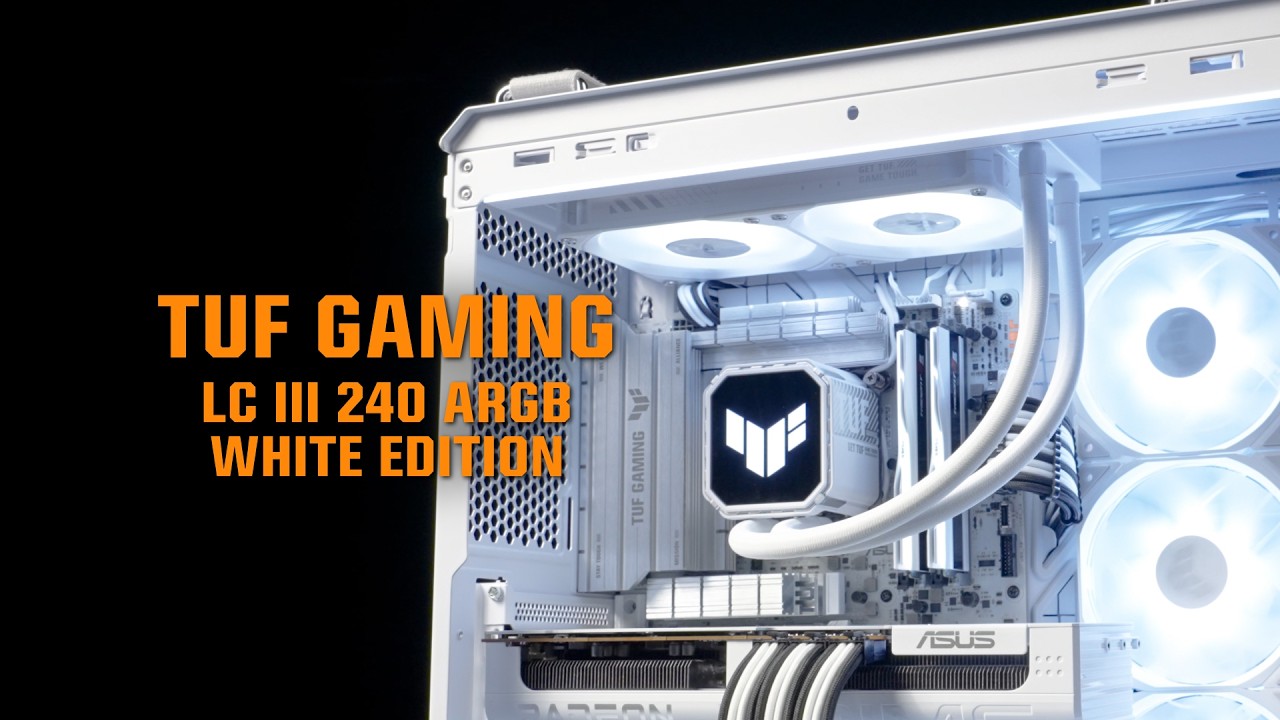 ASUS TUF Gaming LC III 240 ARGB 240mm Beyaz İşlemci Sıvı Soğutucu