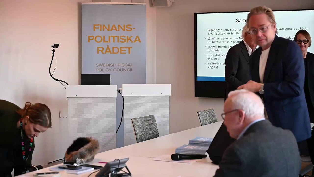 Pressträff om rådets årliga rapport