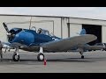Flight in Douglas SBD-5 Dauntless "Dive Bomber" NX670AM Planes of Fame, Chino, CA. 2013 GoPro