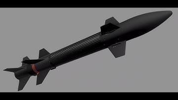 Active attitude control two-stage rocket