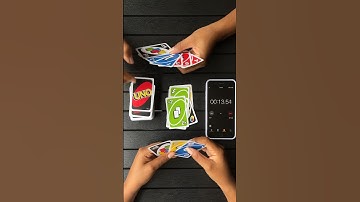 UNO Speed Challenge Fail 😂😭 #shorts #uno #unogameplay #howtoplayuno