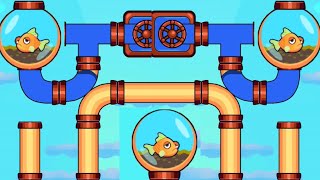 save the fish / pull the pin max level android game save fish pull the pin puzzle / mobile game