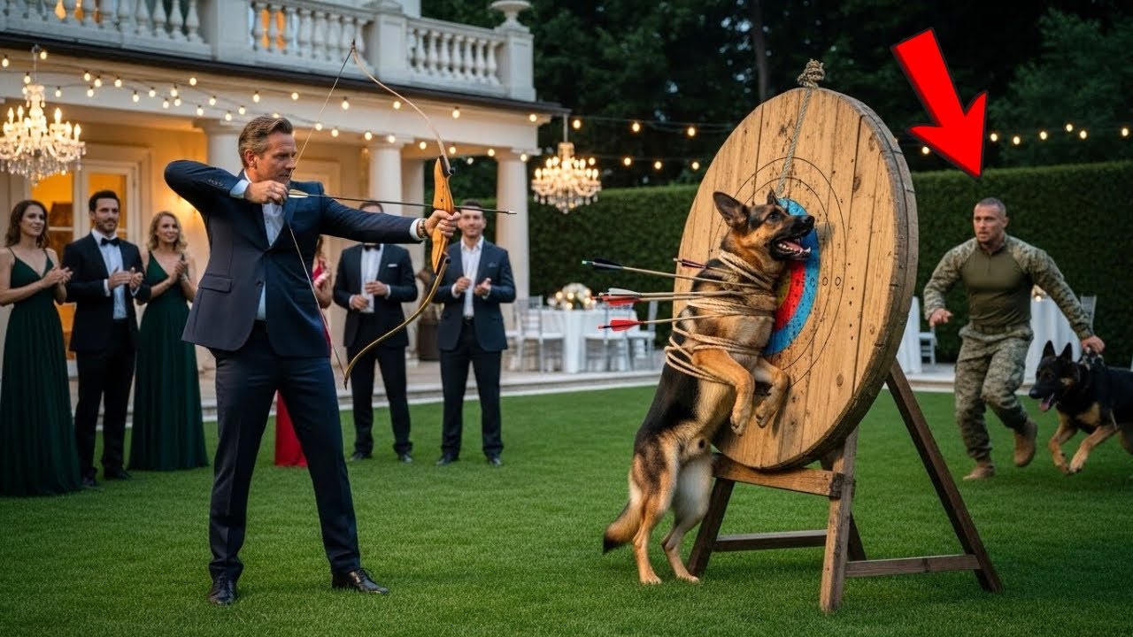 A Wealthy Man Tied a K9 as Target—Unaware a Navy SEAL and His Dog Heard the Cry